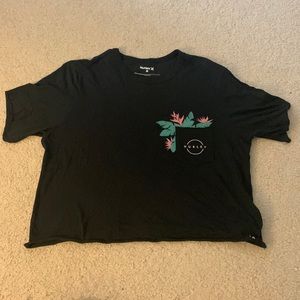 Hurley cropped pocket tee